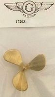 G-Factor Flower Class Corvette Brass Propeller for Revell Plastic Model Ship Accessory 1/72 #17203 G-Factor Flower Class Corvette Brass Propeller for Revell Plastic Model Ship Accessory 1/72 #17203