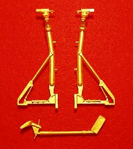 G-Factor TBF Avenger Brass Landing Gear for Trumpeter Plastic Model Aircraft Parts 1/32 Scale #32003