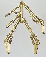 G-Factor MiG15 Brass Landing Gear Plastic Model Aircraft Parts 1/32 Scale #32006 G-Factor MiG15 Brass Landing Gear Plastic Model Aircraft Parts 1/32 Scale #32006