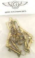 G-Factor F18 Hornet White Bronze Landing Gear for Academy Plastic Model Aircraft Parts 1/32 #32008 G-Factor F18 Hornet White Bronze Landing Gear for Academy Plastic Model Aircraft Parts 1/32 #32008