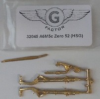 G-Factor 1/32 A6M5 Zero Brass Landing Gear for HSG G-Factor 1/32 A6M5 Zero Brass Landing Gear for HSG