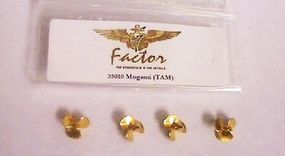 G-Factor IJN Mogami Heavy Cruiser Brass Propellers for Tamiya Plastic Model Ship Parts 1/350 #35010 G-Factor IJN Mogami Heavy Cruiser Brass Propellers for Tamiya Plastic Model Ship Parts 1/350 #35010