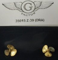 G-Factor German Z39 Brass Propellers for Dragon Plastic Model Ship Parts 1/350 Scale #35015 G-Factor German Z39 Brass Propellers for Dragon Plastic Model Ship Parts 1/350 Scale #35015