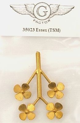 G-Factor USS Essex Brass Propellers for TSM (4) Plastic Model Ship Accessory 1/350 Scale #35023
