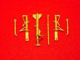 G-Factor F4 Phantom II Brass Landing Gear Plastic Model Aircraft Parts 1/48 Scale #48001 G-Factor F4 Phantom II Brass Landing Gear Plastic Model Aircraft Parts 1/48 Scale #48001
