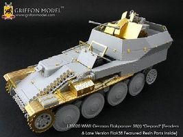 Griffon-Model 1/35 Flakpanzer 38(t) Gepard Fenders & Late Version Flak 38 Gun Detail Set w/Resin Parts for DML #6469 Griffon-Model 1/35 Flakpanzer 38(t) Gepard Fenders & Late Version Flak 38 Gun Detail Set w/Resin Parts for DML #6469