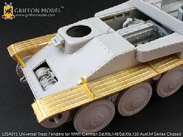Griffon-Model 1/35 SdKfz 140/Sdkfz 138 Ausf M Series Chassis Universal Track Fenders Detail Set Griffon-Model 1/35 SdKfz 140/Sdkfz 138 Ausf M Series Chassis Universal Track Fenders Detail Set