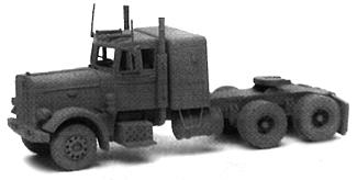 GHQ 359 Peterbilt Semi Tractor (Unpainted Metal Kit) N Scale Model Railroad Vehicle #52001