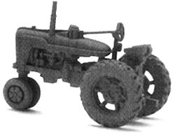 GHQ Farm-All Super M-TA Tractor (Unpainted Metal Kit) N Scale Model Railroad Vehicle #54005