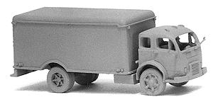 GHQ Cabover w/Refrigerated City Delivery Body (Unpainted Metal Kit) N Scale Model Vehicle #56005