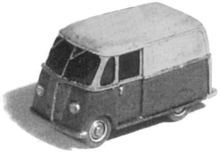 GHQ Metro Delivery Van (Unpainted Metal Kit) N Scale Model Railroad Vehicle #56013