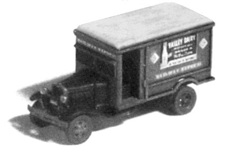 GHQ 1930s Ford Model AA Railway Express Agency (Unpainted Metal Kit) N Scale Model Vehicle #56014