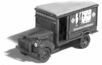 GHQ 1940 Chevrolet Railway Express Agency (Unpainted Metal Kit) N Scale Model Vehicle #56015