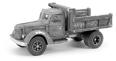 GHQ 1950s International Dump Truck (Unpainted Metal Kit) N Scale Model Railroad Vehicle #56017