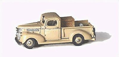 GHQ Chevrolet 1941 Pickup (Unpainted Metal Kit) N Scale Model Vehicle #57007