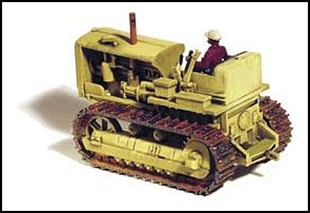 GHQ 1940s Tracked Crawler (Unpainted Metal Kit) HO Scale Model Vehicle #61011