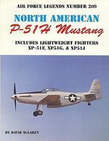 GinterBooks Air Force Legends- North American P51H Mustang Military History Book #209 GinterBooks Air Force Legends- North American P51H Mustang Military History Book #209