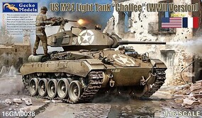 Gecko-Models 1/16 Gecko M24 Chaffee Light Tank Plastic Model Kit