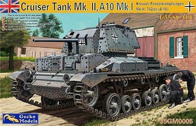 Gecko-Modles 1/35 Cruiser Panzerkampfwagen A10 Mk I/II 742(e) Tank