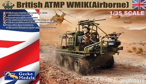 Gecko-Models British ATMP WMIK Vehicle (Airborne) Plastic Model Military Vehicle Kit 1/35 Scale #350019
