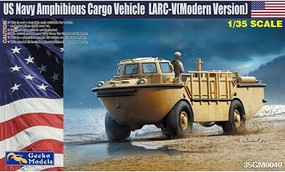 Gecko-Models USN Modern V LARC-V Amphibious Cargo Plastic Model Military Vehicle Kit 1/35 Scale #350040