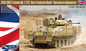 Gecko-Models FV107 CVR(T) Scimitar Mk2 Mass Prod Tank Plastic Model Military Tank Kit 1/35 Scale #350051