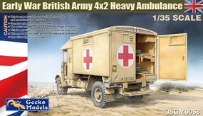 Gecko-Models British Army 4x2 Heavy Ambulance Plastic Model Military Vehicle Kit 1/35 Scale #350068