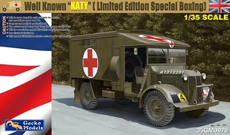 Gecko-Models Katy (K2/Y) Heavy Military Ambulance Plastic Model Military Vehicle Kit 1/35 Scale