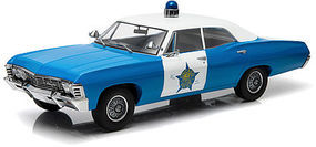 Green-Light 1967 Chevrolet Biscayne CPD Diecast Model Car 1/18 Scale #19009 Green-Light 1967 Chevrolet Biscayne CPD Diecast Model Car 1/18 Scale #19009