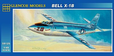 Glencoe Bell X-1B Plastic Model Airplane Kit 1/48 Scale #05120