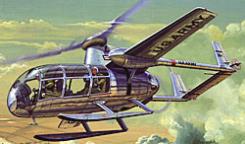 Glencoe XV-1 Convertiplane Pre-Built Plastic Model Helicopter Kit 1/32 Scale #05201