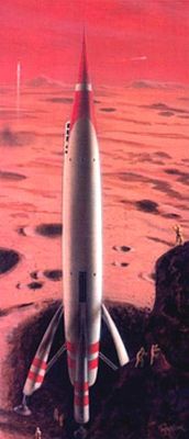 Glencoe Mars Liner Rocket Ship Plastic Model Spacecraft Kit 1/144 Scale #06914