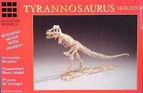 Glencoe Tyrannosaurus Skeleton (Re-Issue) Plastic Model Dinosaur Kit 1/25 Scale #07906