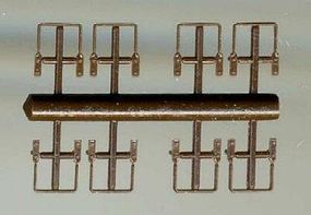 Grandt Stirrup Stepa Brown (24) HO Scale Model Railroad Building Accessory #5129 Grandt Stirrup Stepa Brown (24) HO Scale Model Railroad Building Accessory #5129
