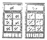 Grandt Store Window (4) HO Scale Model Railroad Building Accessory #5138