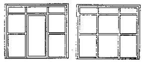 Grandt Warehouse/Factory Office Door/Window HO Scale Model Railroad Building Accessory #5157 Grandt Warehouse/Factory Office Door/Window HO Scale Model Railroad Building Accessory #5157