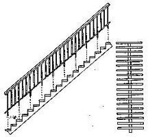 Grandt 35 Concrete & Steel Staircase w/Open Risers HO Scale Model Railroad Building Accessory #5176 Grandt 35 Concrete & Steel Staircase w/Open Risers HO Scale Model Railroad Building Accessory #5176