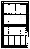 Grandt Masonry Double Hung Window (6) HO Scale Model Railroad Building Accessory #5179