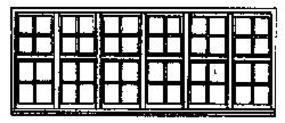Grandt 48 Pane Window Yosemite Valley RR Bagby Station HO Scale Model Railroad Building Supply #5210 Grandt 48 Pane Window Yosemite Valley RR Bagby Station HO Scale Model Railroad Building Supply #5210