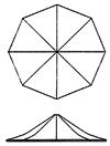 Grandt Octagonal Bandstand Roof (1) HO Scale Model Railroad Building Accessory #5269