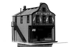 Grandt Second Class Saloon Kit HO Scale Model Railroad Building #5900 Grandt Second Class Saloon Kit HO Scale Model Railroad Building #5900