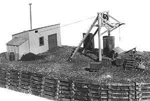 Grandt Wentamuck Mine Kit HO Scale Model Railroad Building #5902