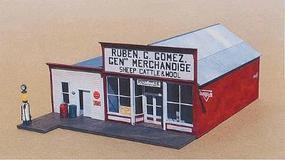 Grandt Gomez General Merchandise Store Kit HO Scale Model Railroad Building #5909 Grandt Gomez General Merchandise Store Kit HO Scale Model Railroad Building #5909