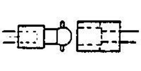 Grandt Delrin U-Joint .078'' (2mm) (2) Model Railroad Electrical Accessory #7010