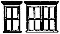 Grandt Victorian Windows Single/Double (2 Sets) N Scale Model Railroad Building Accessory #8020