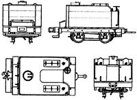 Grandt 4-Wheel 8K-Gal Tender Kit - On3-Scale