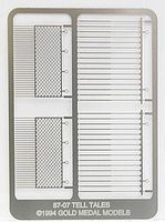 Gold-Medal Telltales 4 sets/2 style HO-Scale
