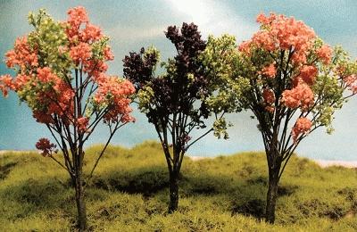 Grand-Central Medium Jacaranda Trees 4 - 5 (6) Model Railroad Tree #t41