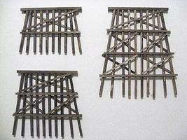 Grand-Central Dbl Track Bents 3-3/4'' 5/ N-Scale (5) Grand-Central Dbl Track Bents 3-3/4'' 5/ N-Scale (5)