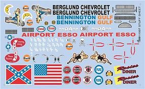 1950-60 Diner, Speed Equipment, Rat Rod, Nose Art